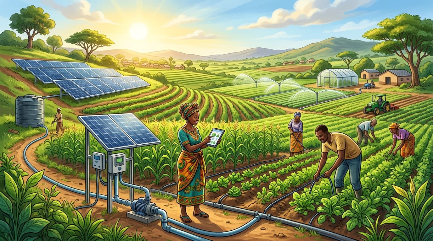 African farmers using RISE technology