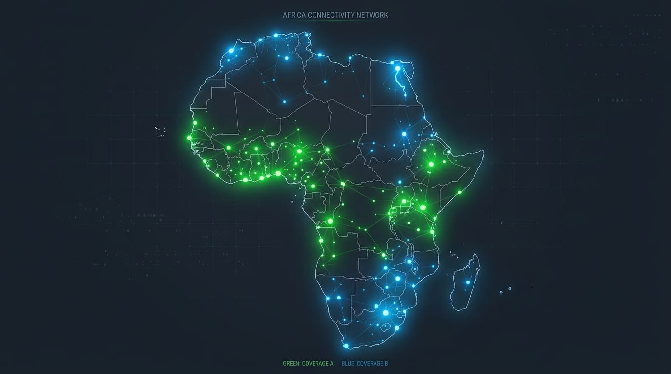 RISE Africa coverage map